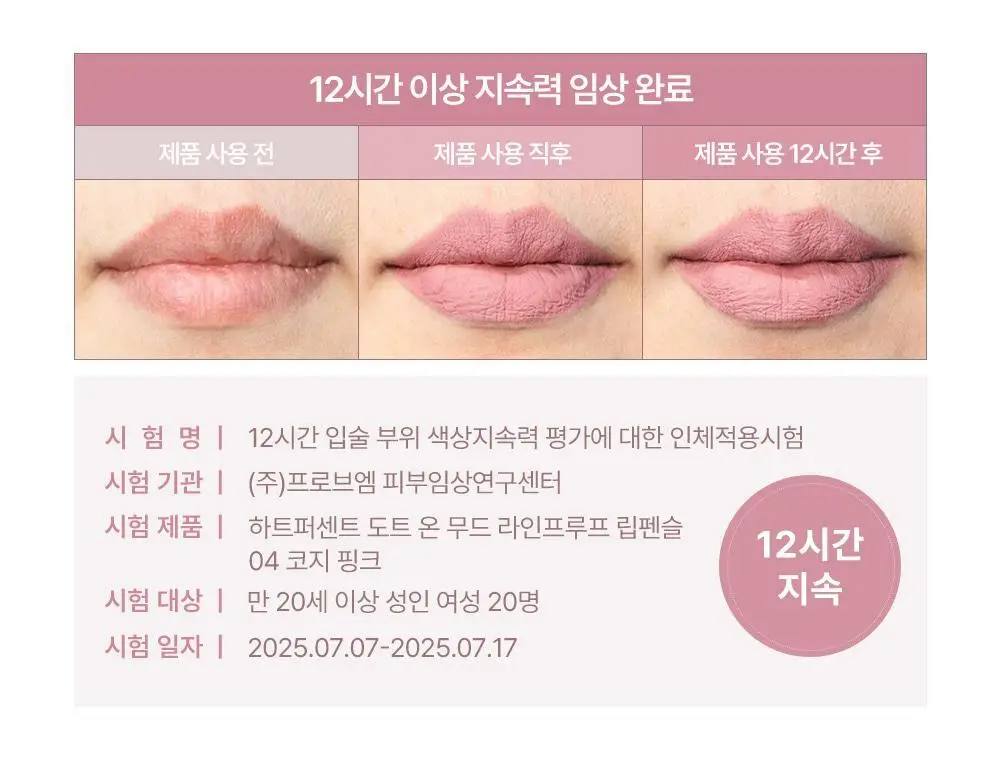 [성호 PICK] 하트퍼센트 도트 온 무드 라인프루프 립펜슬 0.8g 15종 (단품/기획) 상세페이지 32